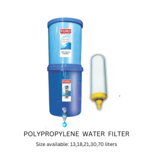 Polypropylene Water Filter - 13 Liters